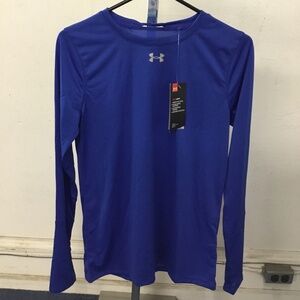 Women’s Under Armour Long Sleeve Locker Tee - Royal Heather